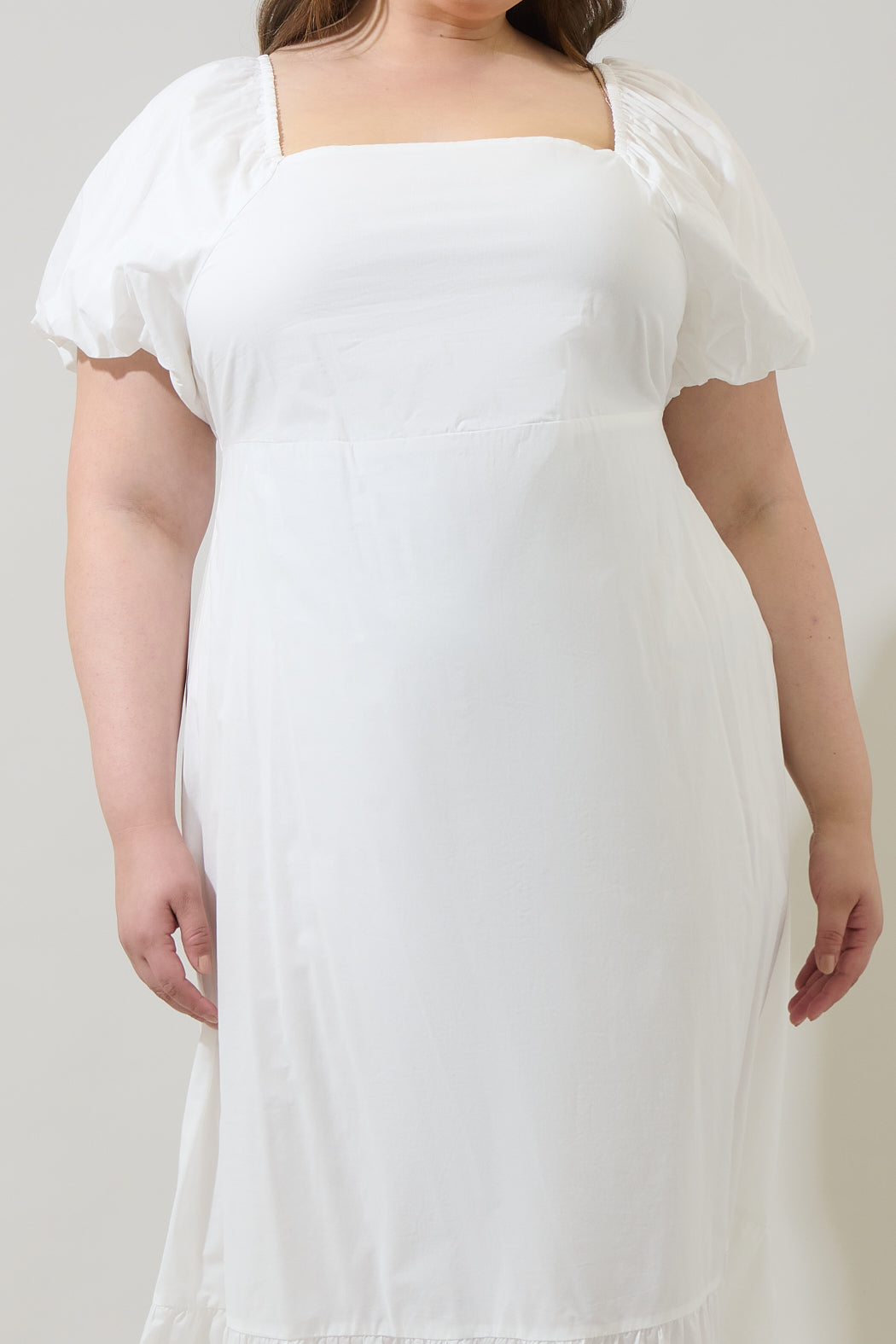 Xena Puff Sleeve Maxi Dress Curve