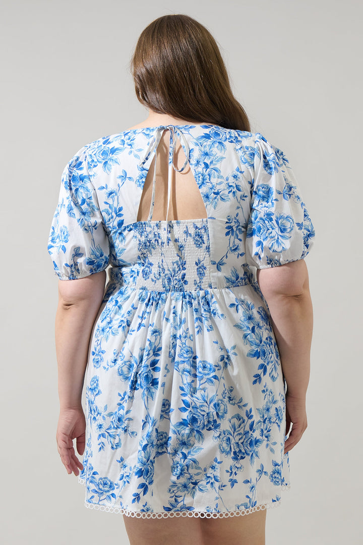 Juba Floral Kaly Mini Dress Curve