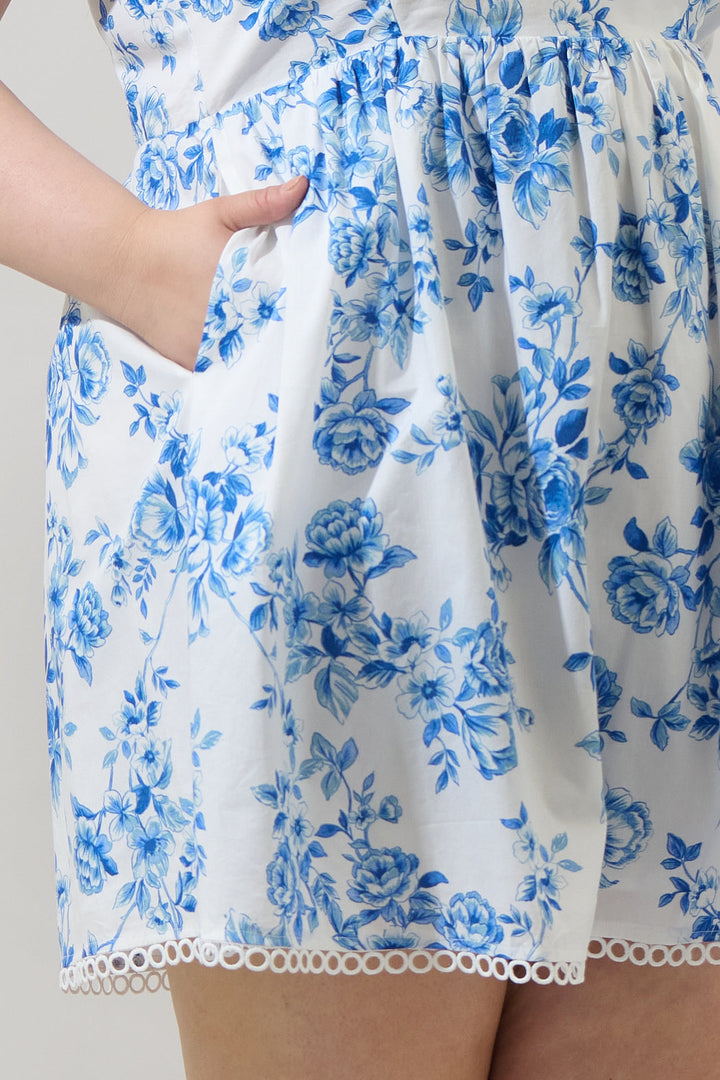 Juba Floral Kaly Mini Dress Curve
