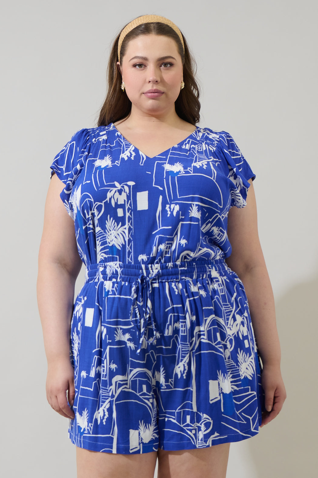 Mims Town Dade Ruffle Top Curve