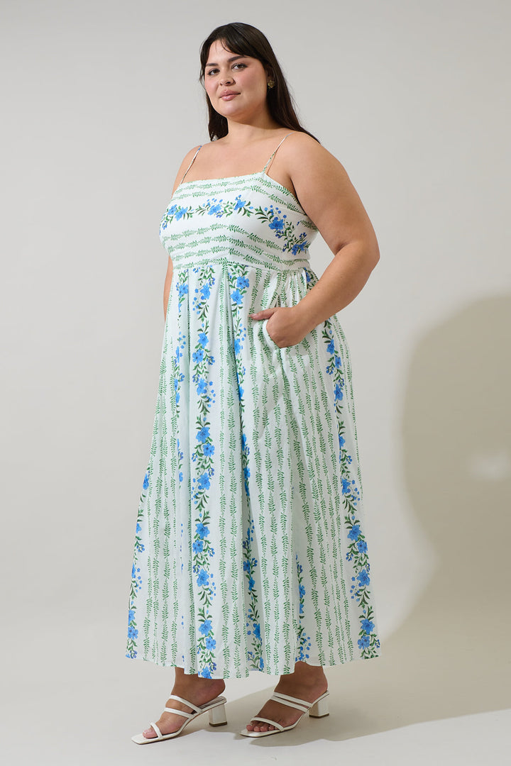 Noa Floral Janie Maxi Dress Curve