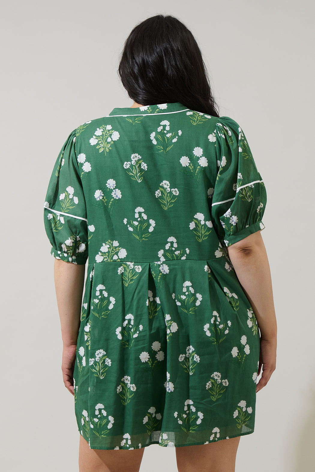 Kestrel Floral Fawna Shift Mini Dress Curve