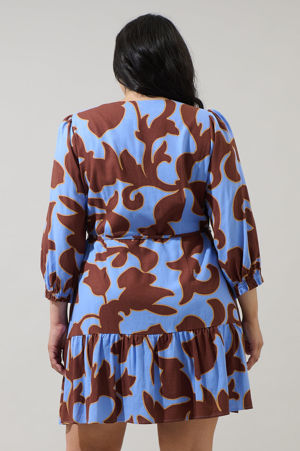 Briley Abstract Roana Mini Dress Curve