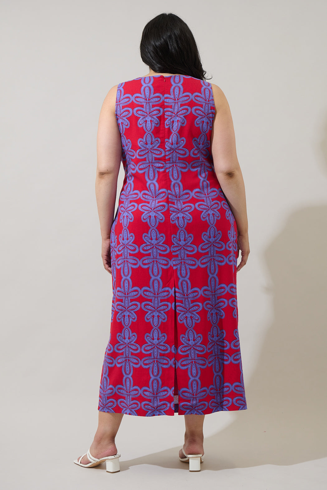 Rory Abstract Troy Maxi Dress Curve