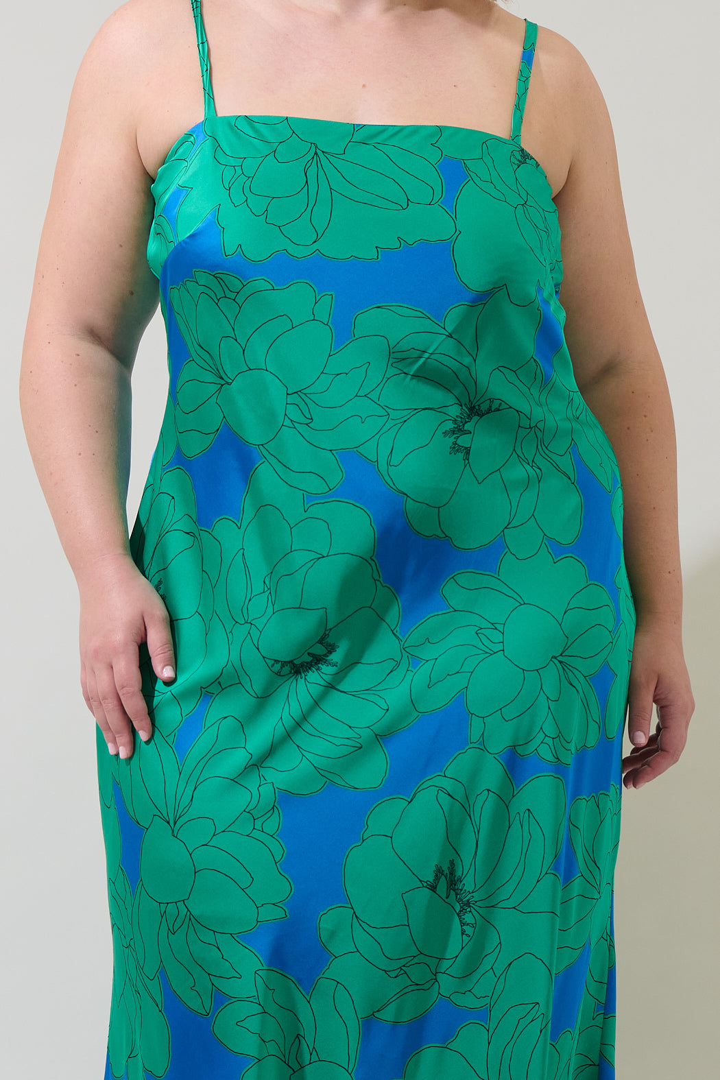 Morgany Floral Tirza Maxi Dress Curve