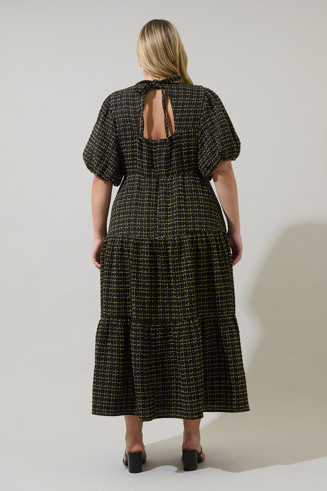 Carrol Tweed Maxi Dress Curve