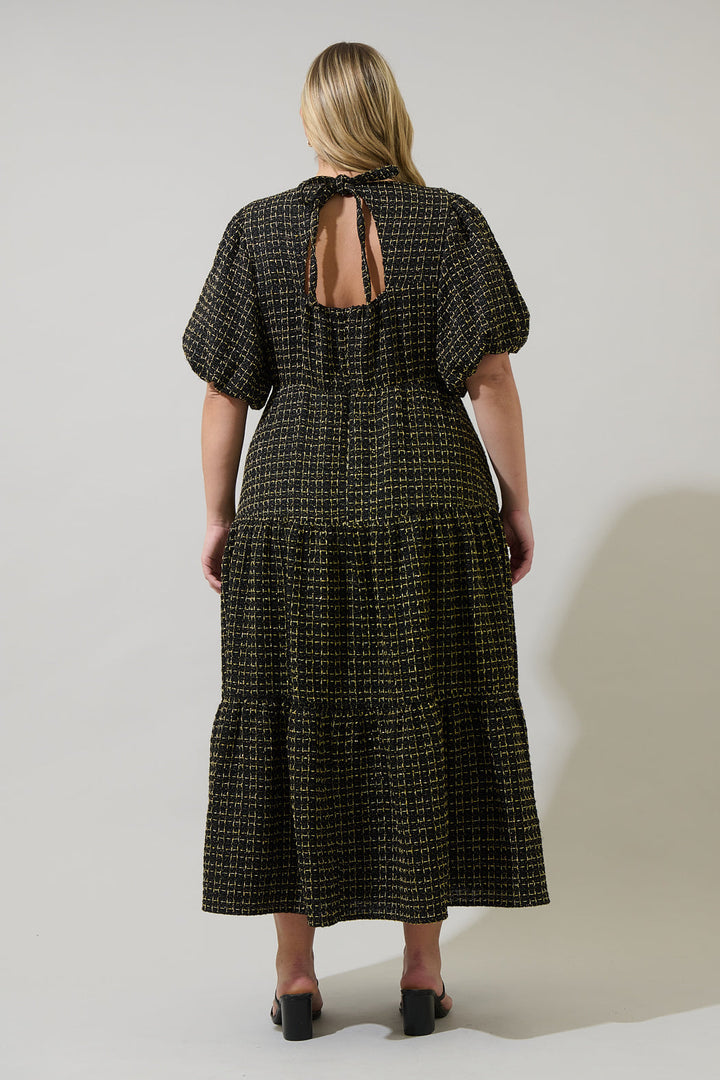 Carrol Tweed Maxi Dress Curve