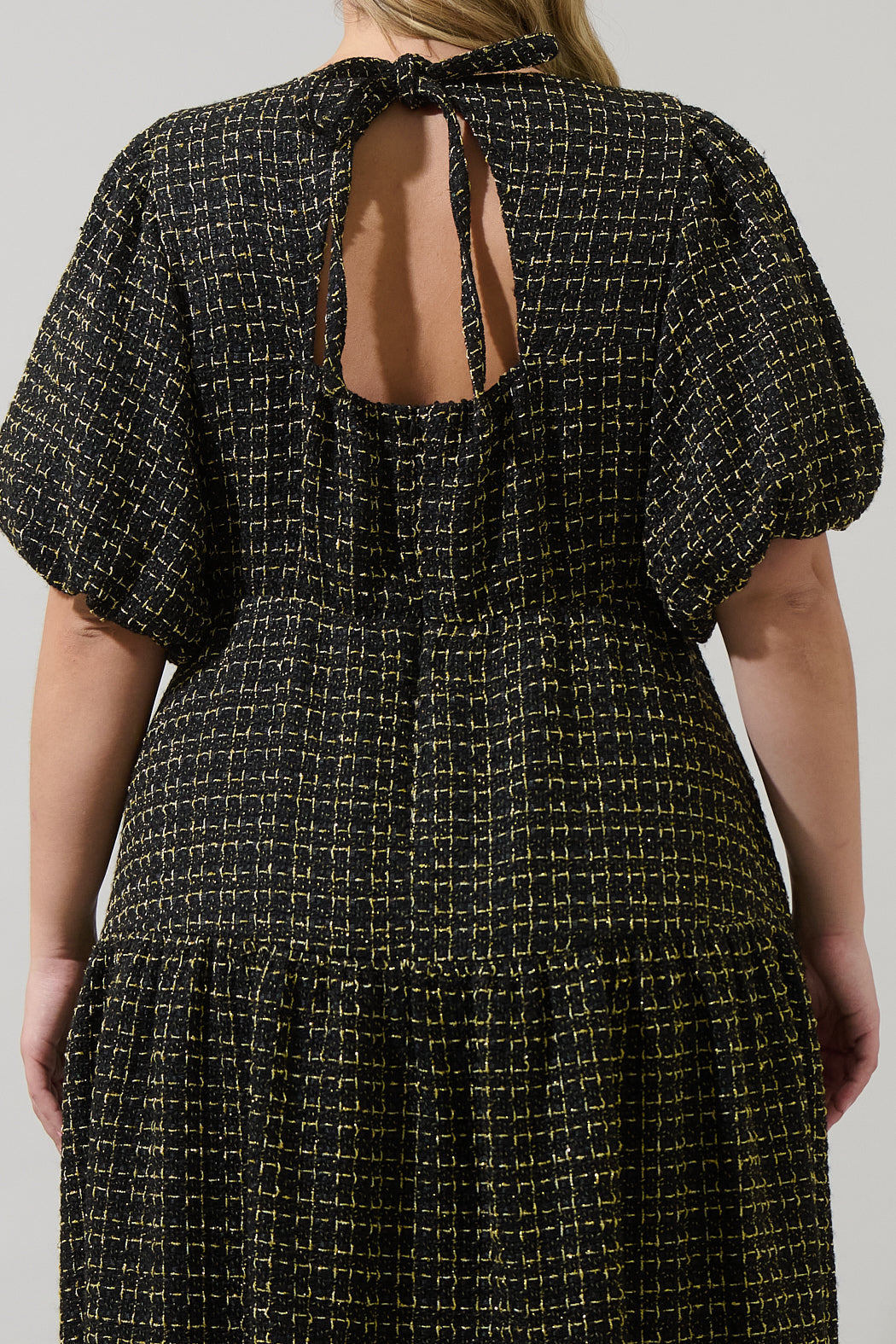 Carrol Tweed Maxi Dress Curve