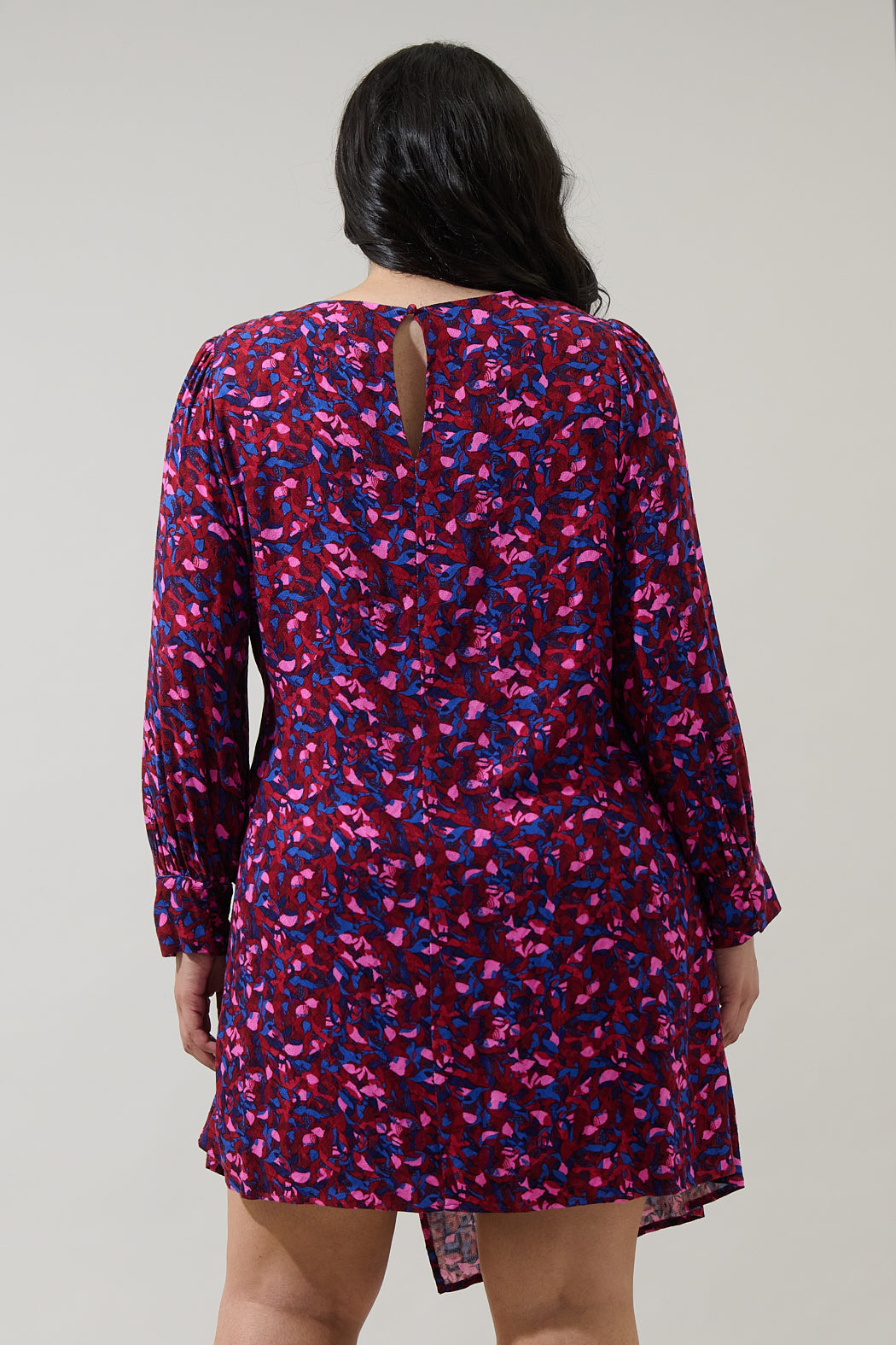 Turma Abstract Willy Wrap Mini Dress Curve
