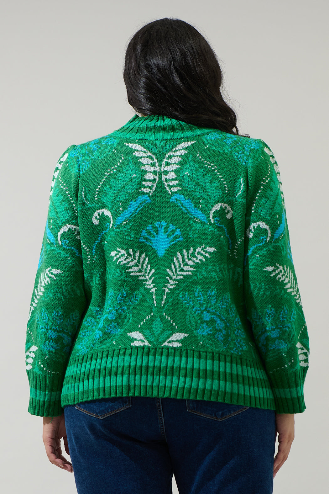 Verda Mock Neck Sweater Curve