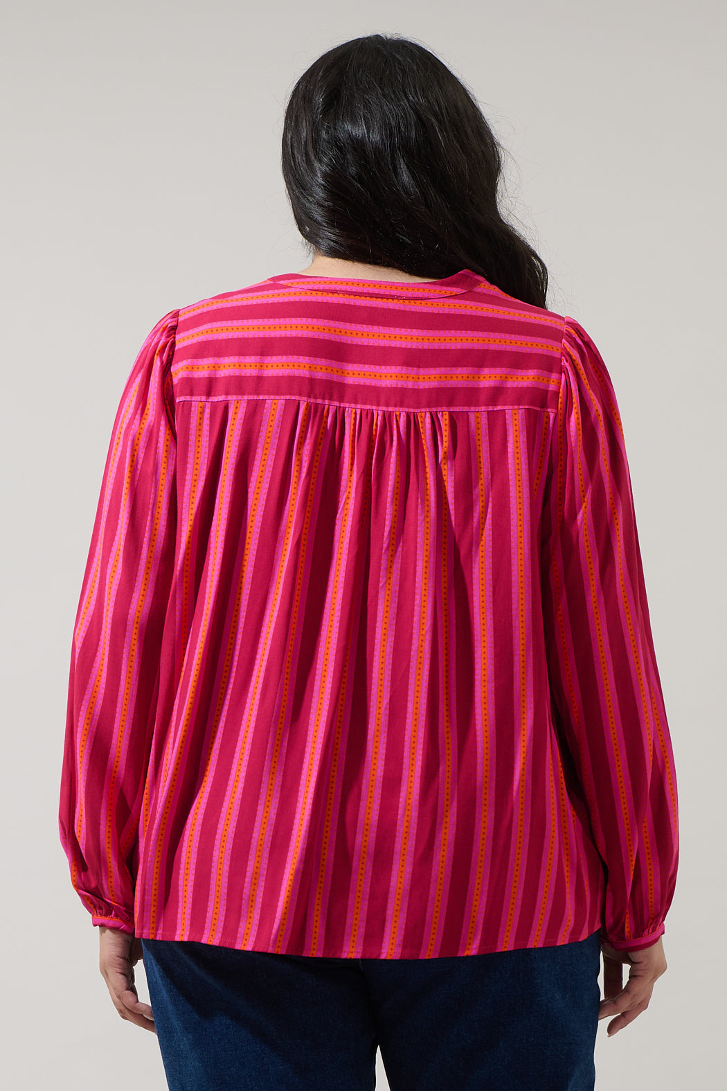 Clarisa Stripes Mavina Top Curve