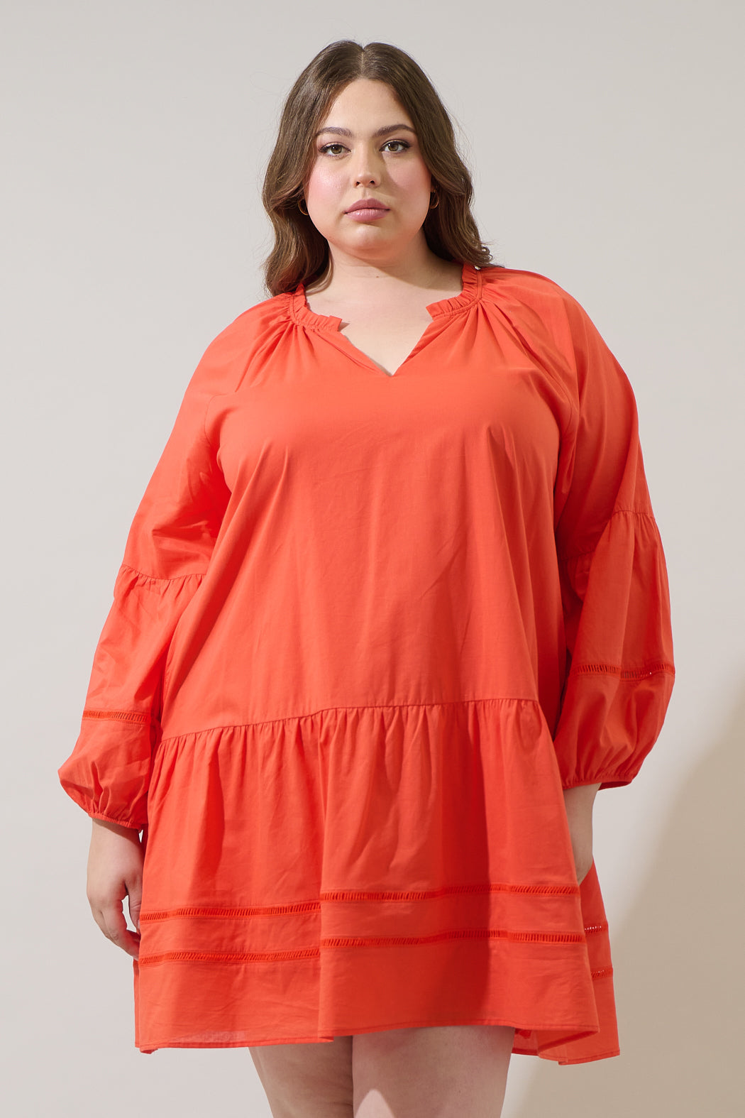 Ivonna Shift Mini Dress Curve