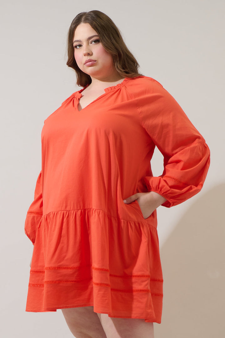 Ivonna Shift Mini Dress Curve