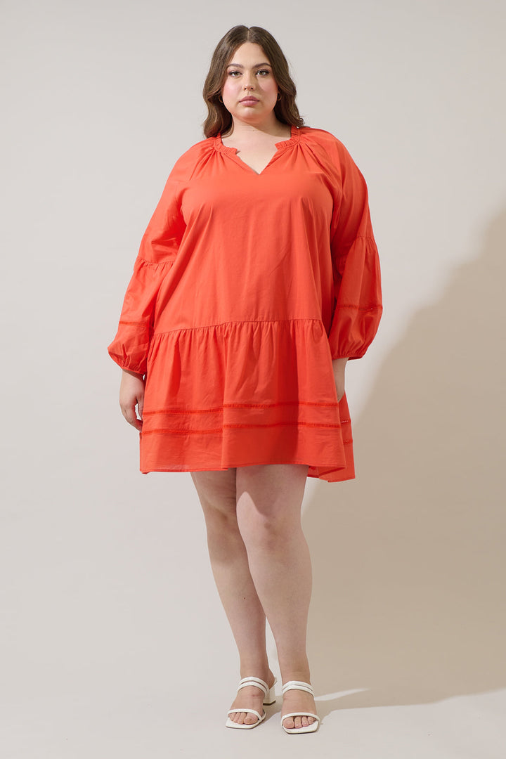 Ivonna Shift Mini Dress Curve