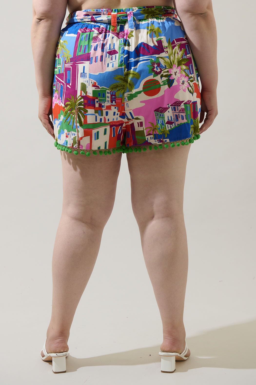 Rumi Town Zaferia Bermuda Shorts Curve