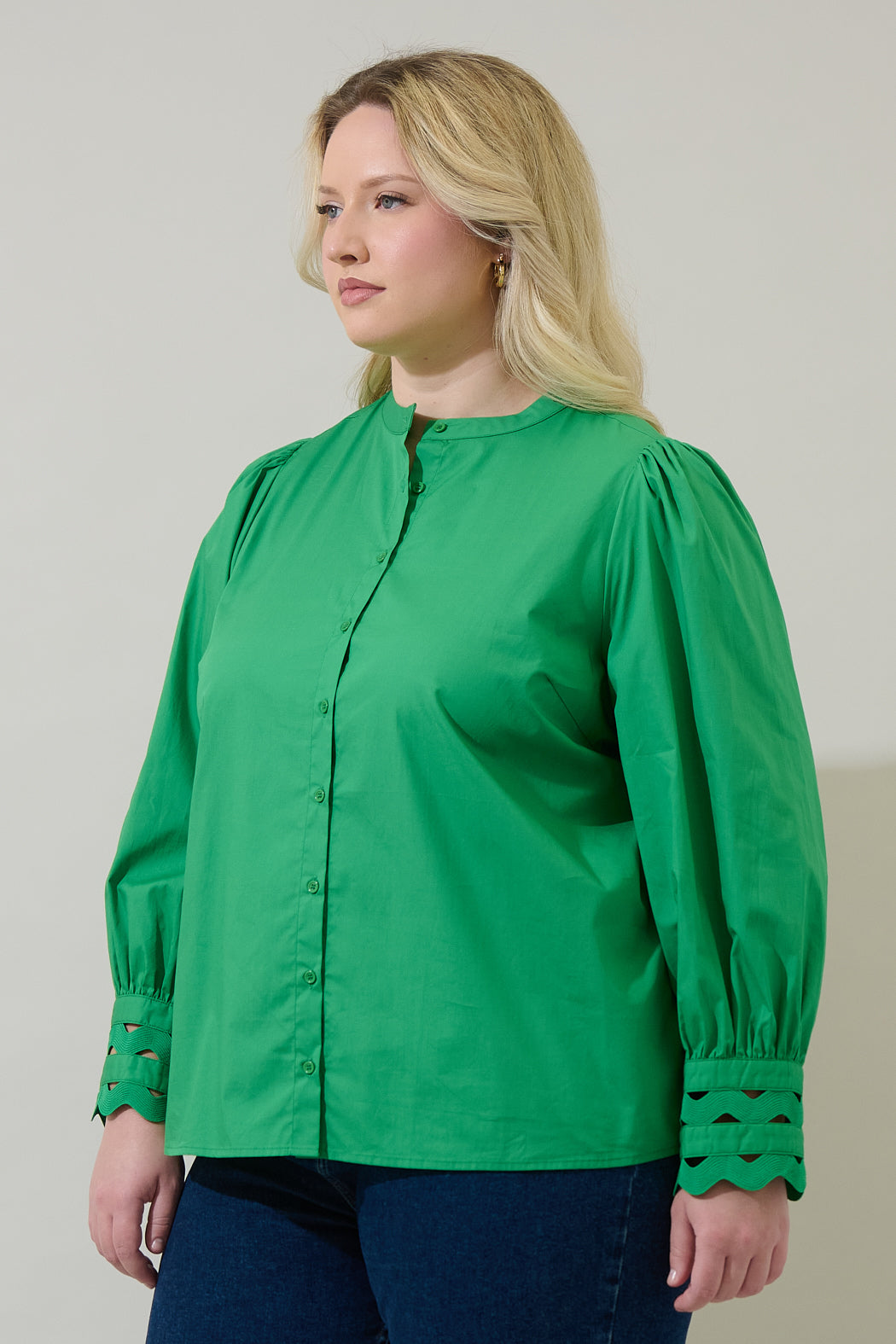 Ziana Button Down Shirt Curve
