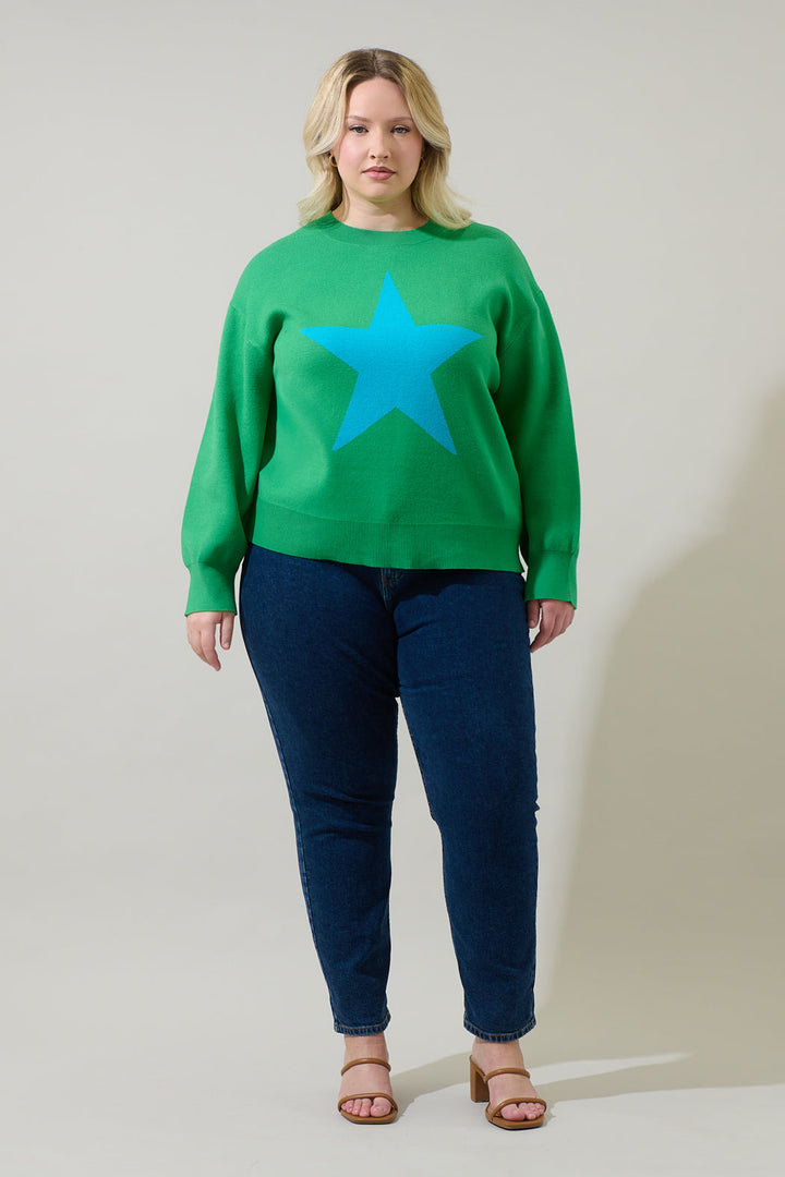 Tavi Star Pull Over Sweater Curve
