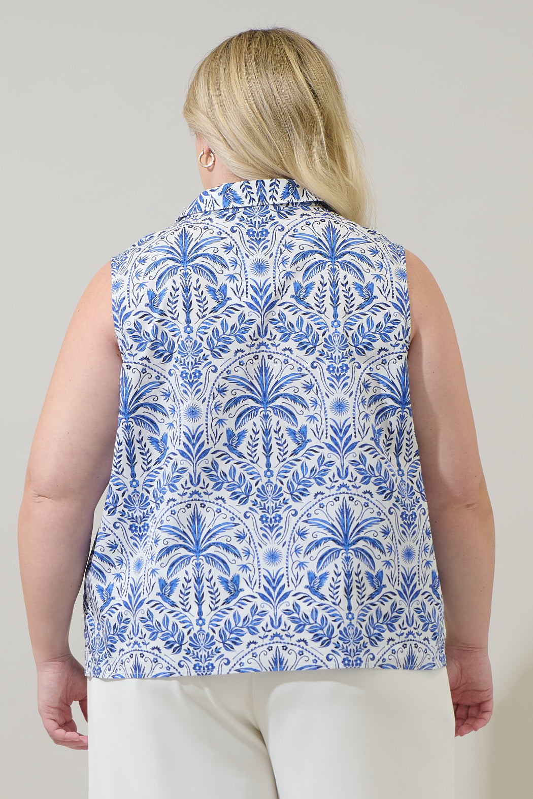 Romina Tropical Kirsa Sleeveless Top Curve