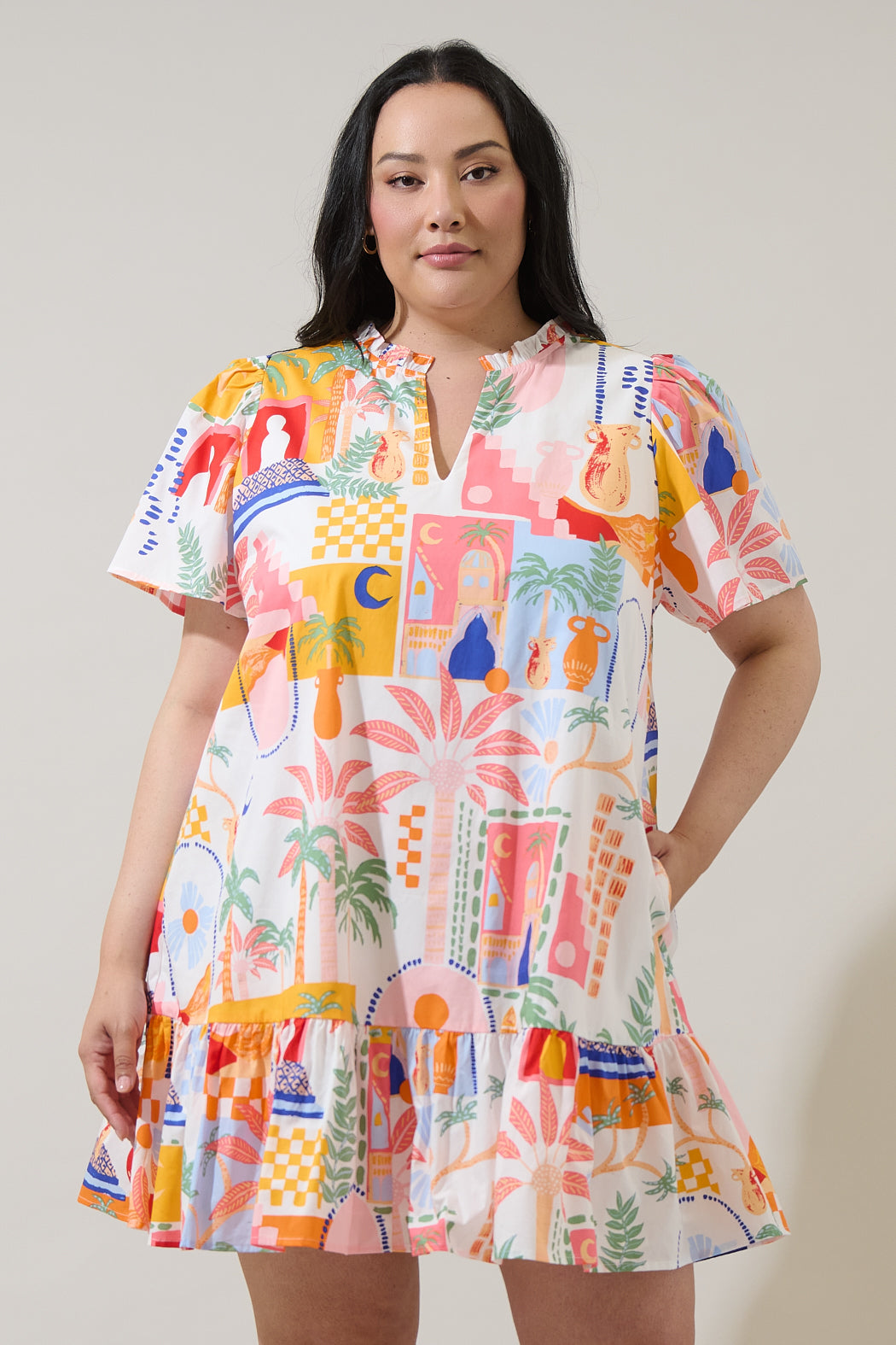 Petrolia Town Celeste Mini Dress Curve
