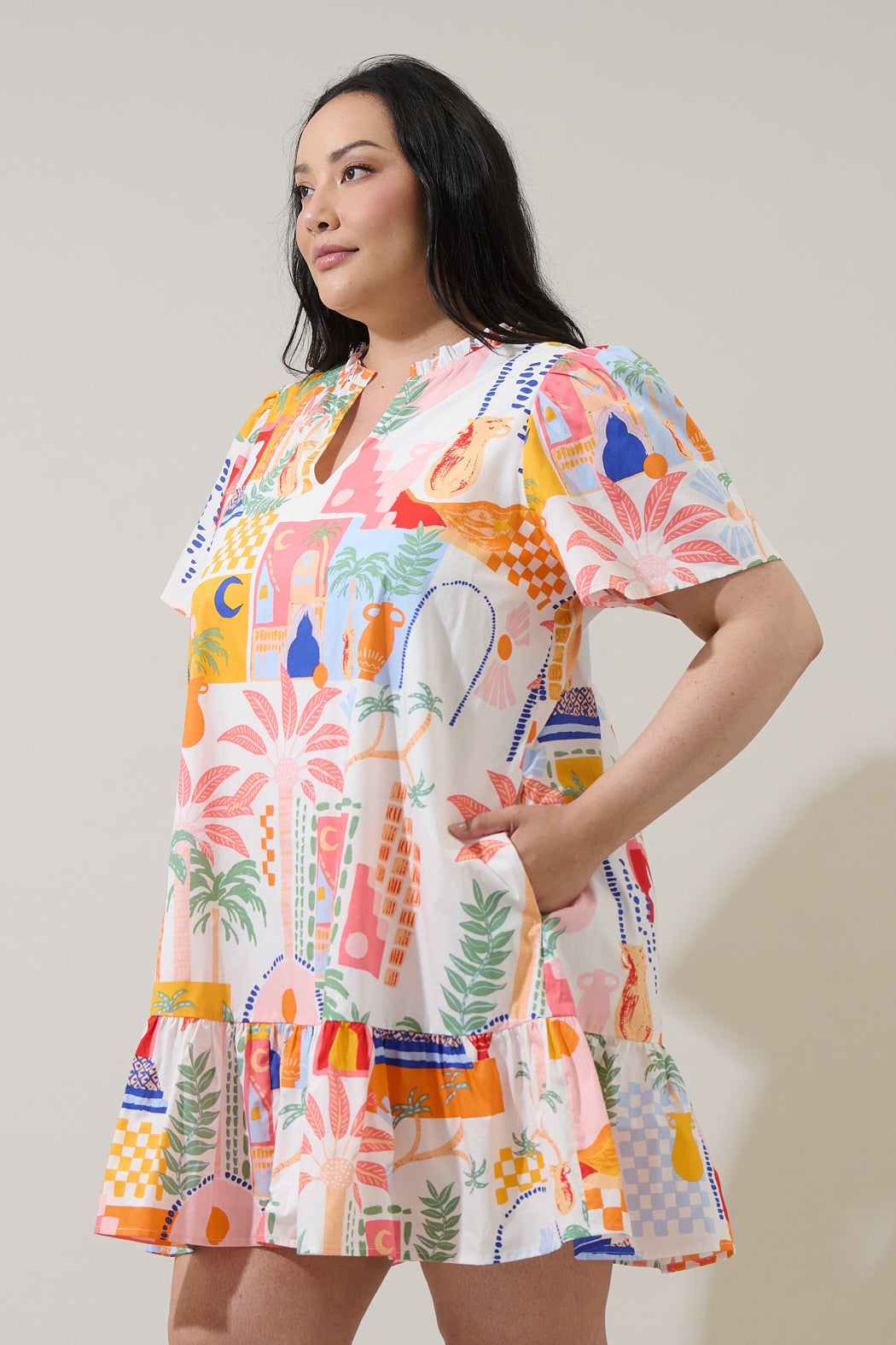 Petrolia Town Celeste Mini Dress Curve