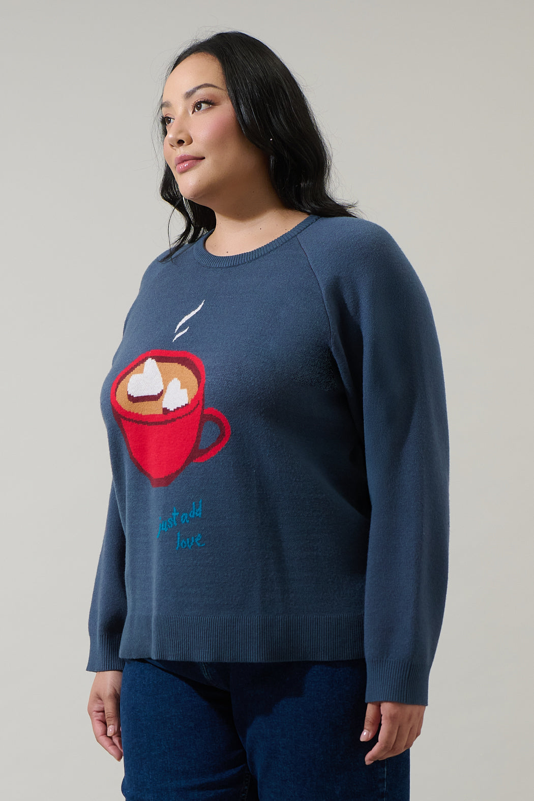 Hot Cocoa Knit Sweater Curve