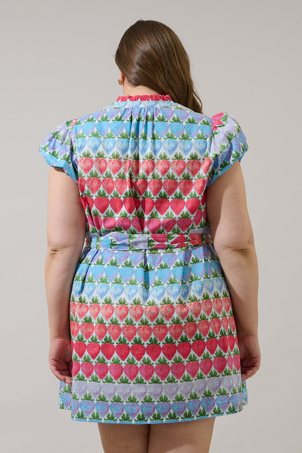 Berry Burst Orela Shift Mini Dress Curve