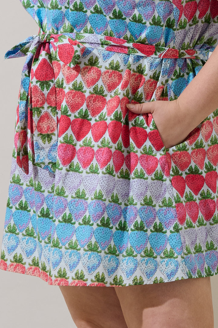 Berry Burst Orela Shift Mini Dress Curve