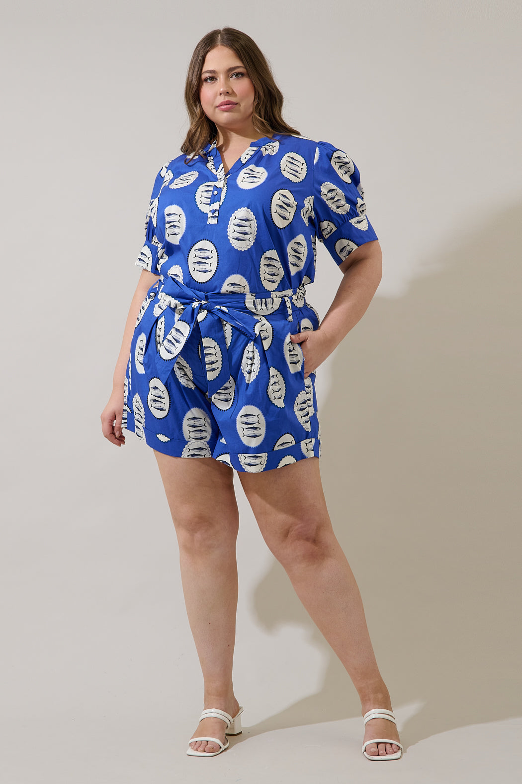 Sardine Sea Zaferia Bermuda Shorts Curve