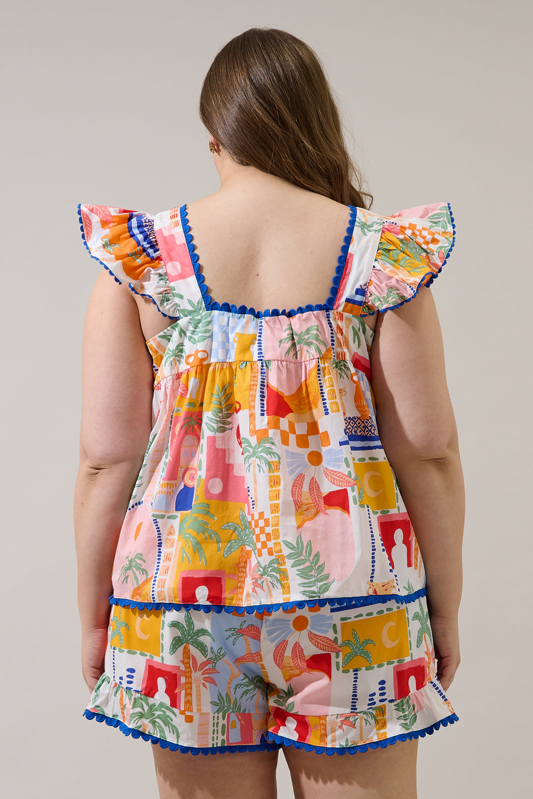 Petrolia Town Ada Ruffle Top Curve