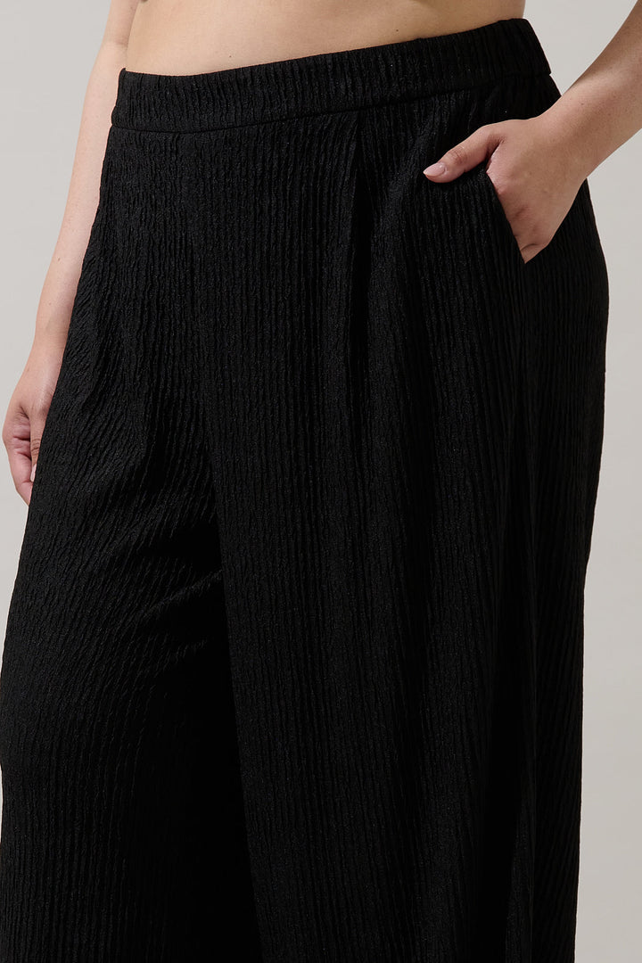 Noelia High Waist Wide Pants Curve
