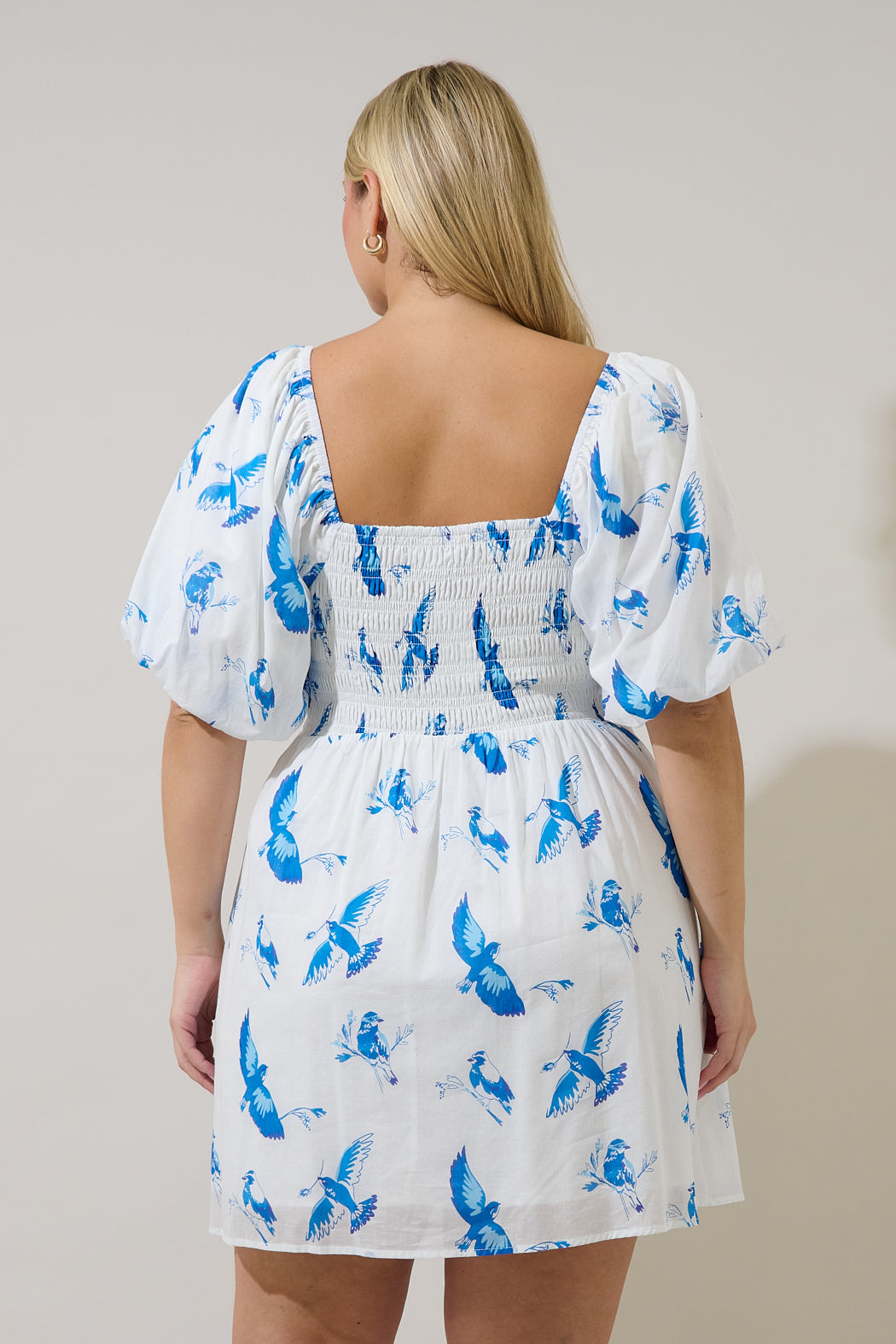Bluebird Hailie Smocked Mini Dress Curve
