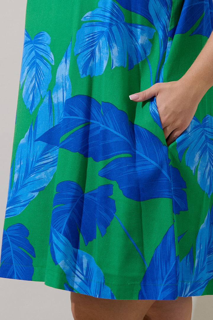 Haity Shift Mini Dress Gresia Tropical Curve