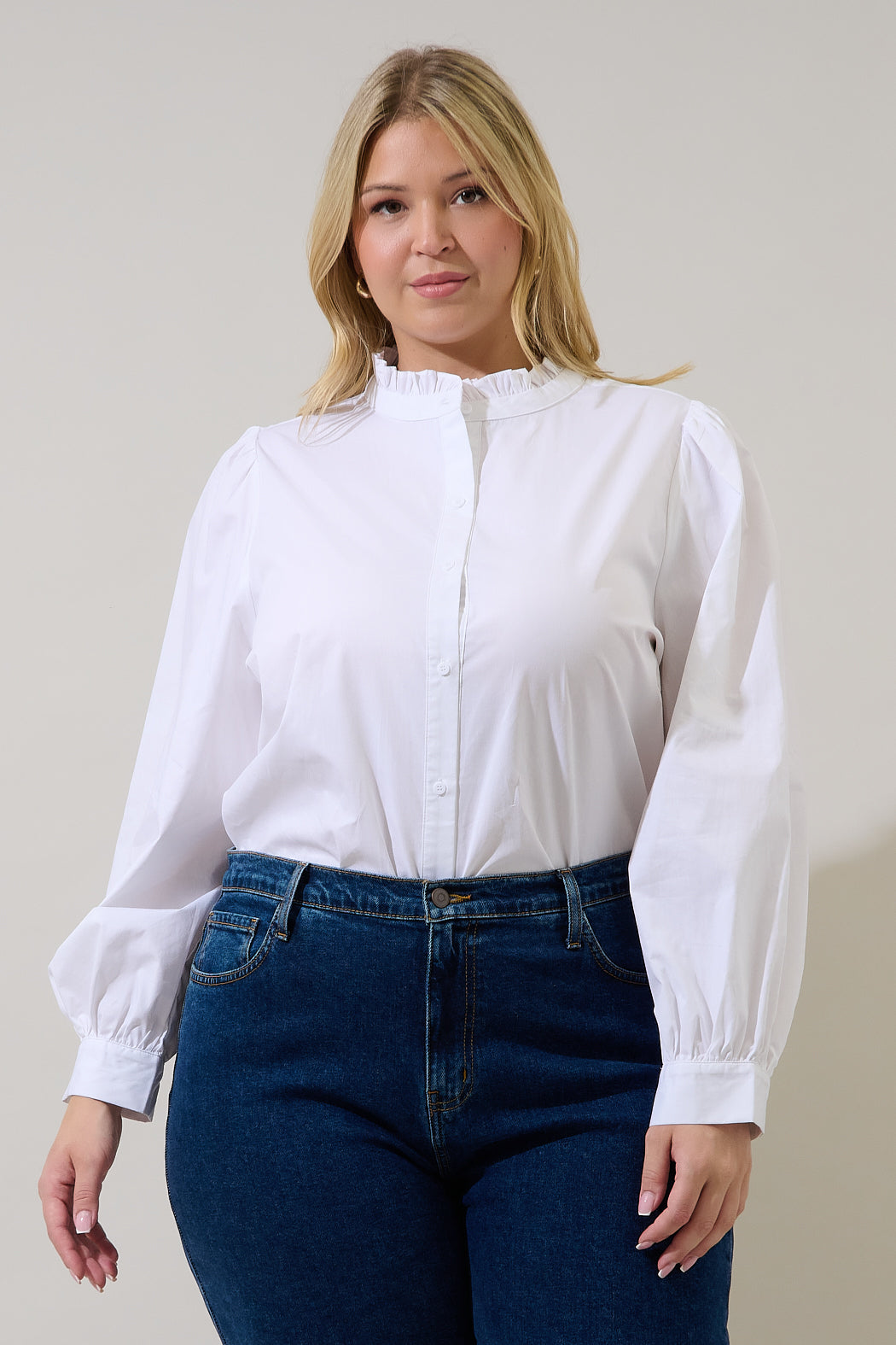 Doris Button Down Shirt Curve