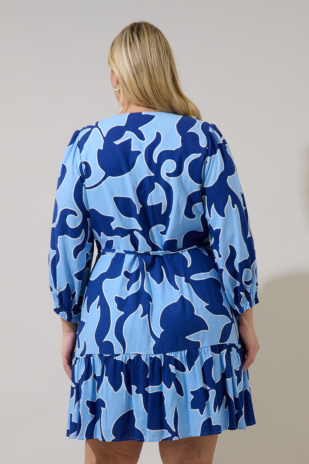 Briela Abstract Roana Mini Dress Curve