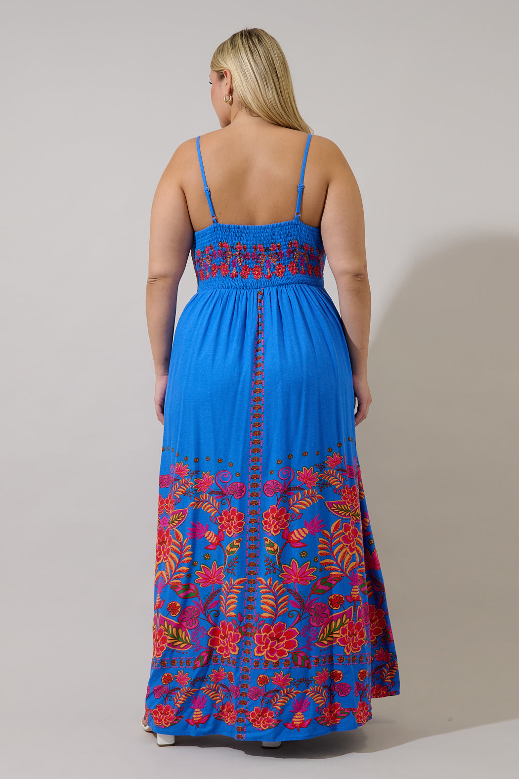Maline Sleeveless Maxi Dress Keizer Floral Curve