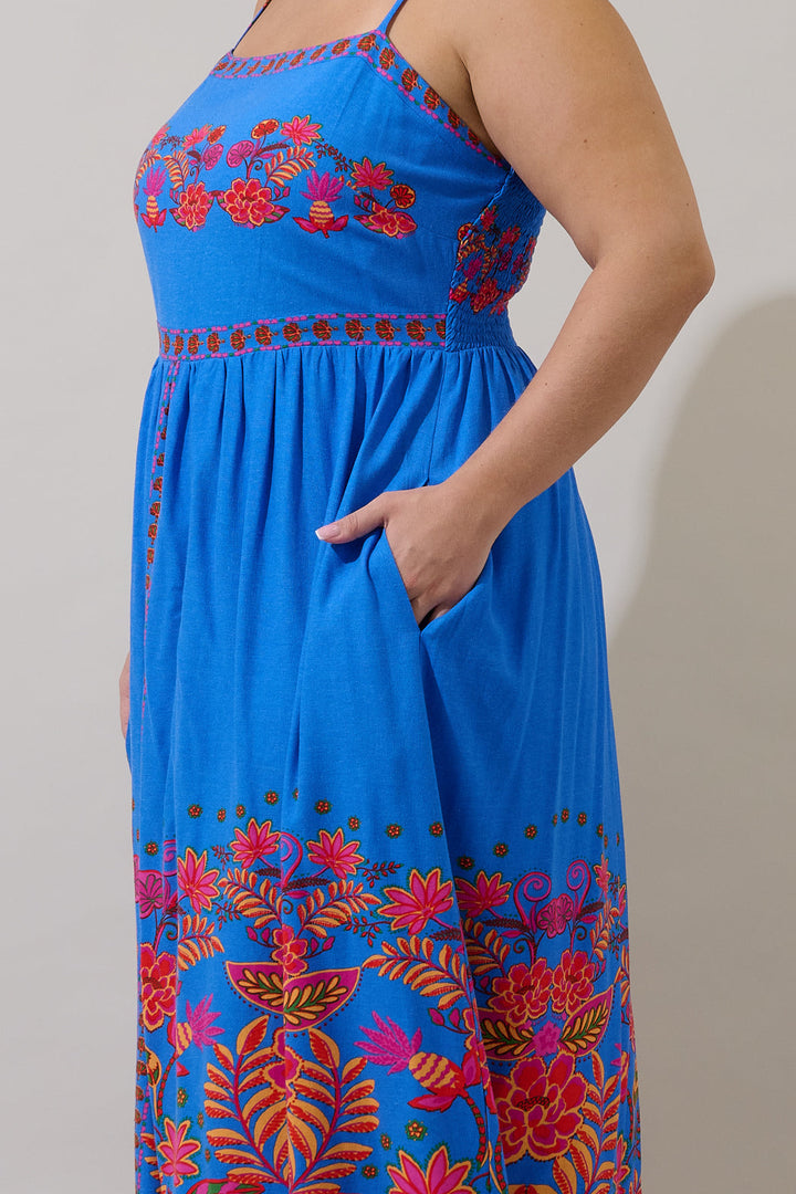 Maline Sleeveless Maxi Dress Keizer Floral Curve