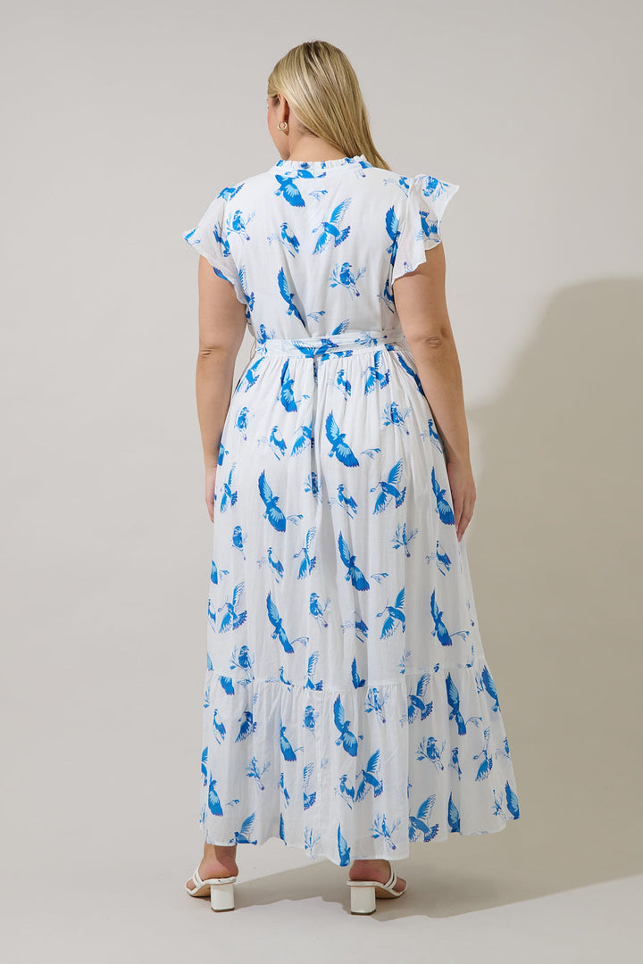 Bluebird Riah Button Down Maxi Dress Curve