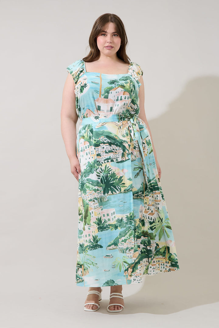 Gypsum Maxi Wrap Skirt Piti Town Curve