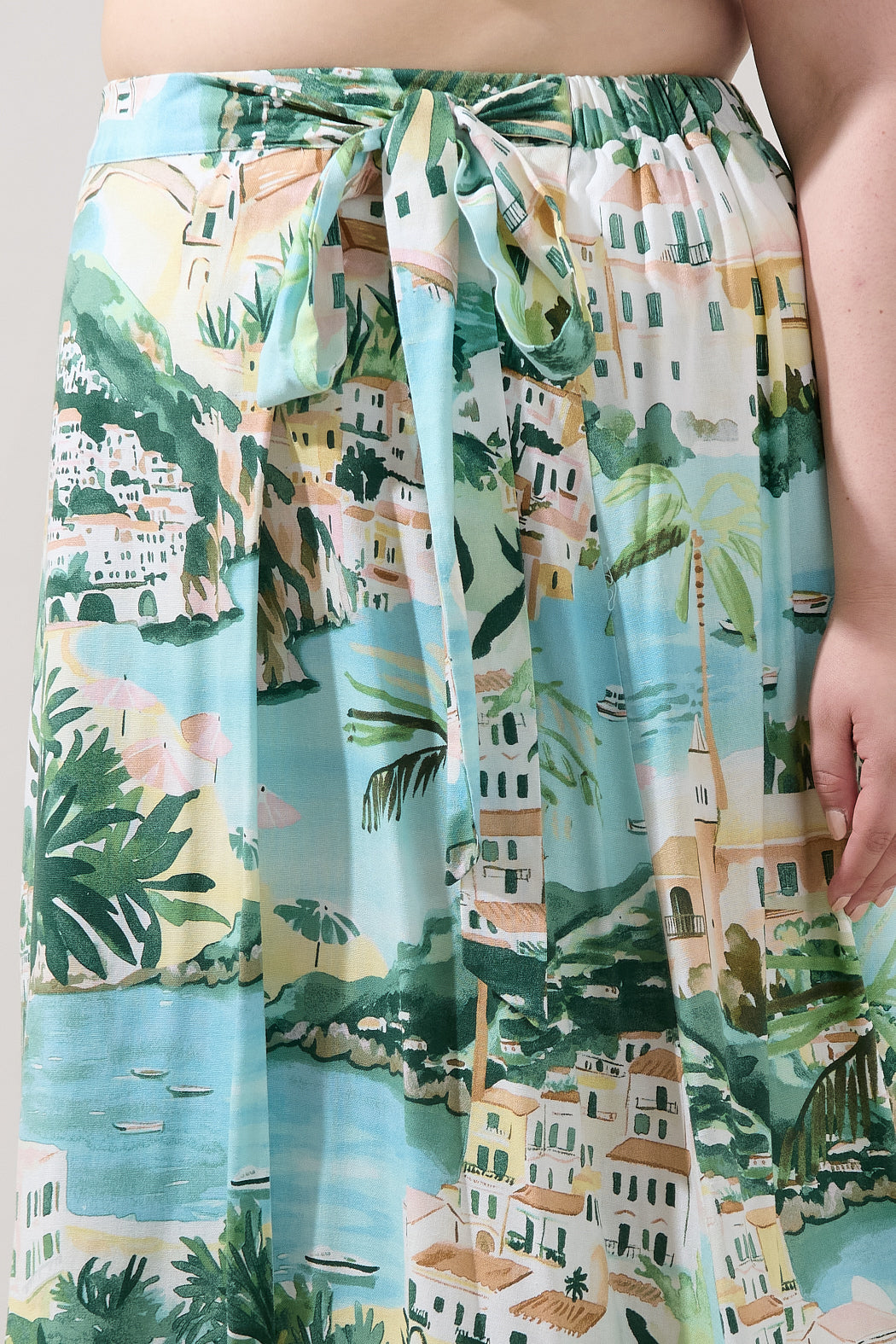 Gypsum Maxi Wrap Skirt Piti Town Curve