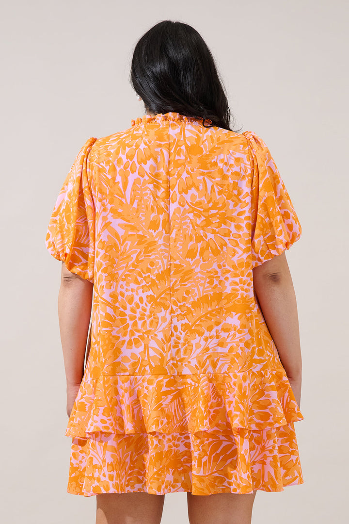 Runner Up Shift Dress Castra Floral Curve