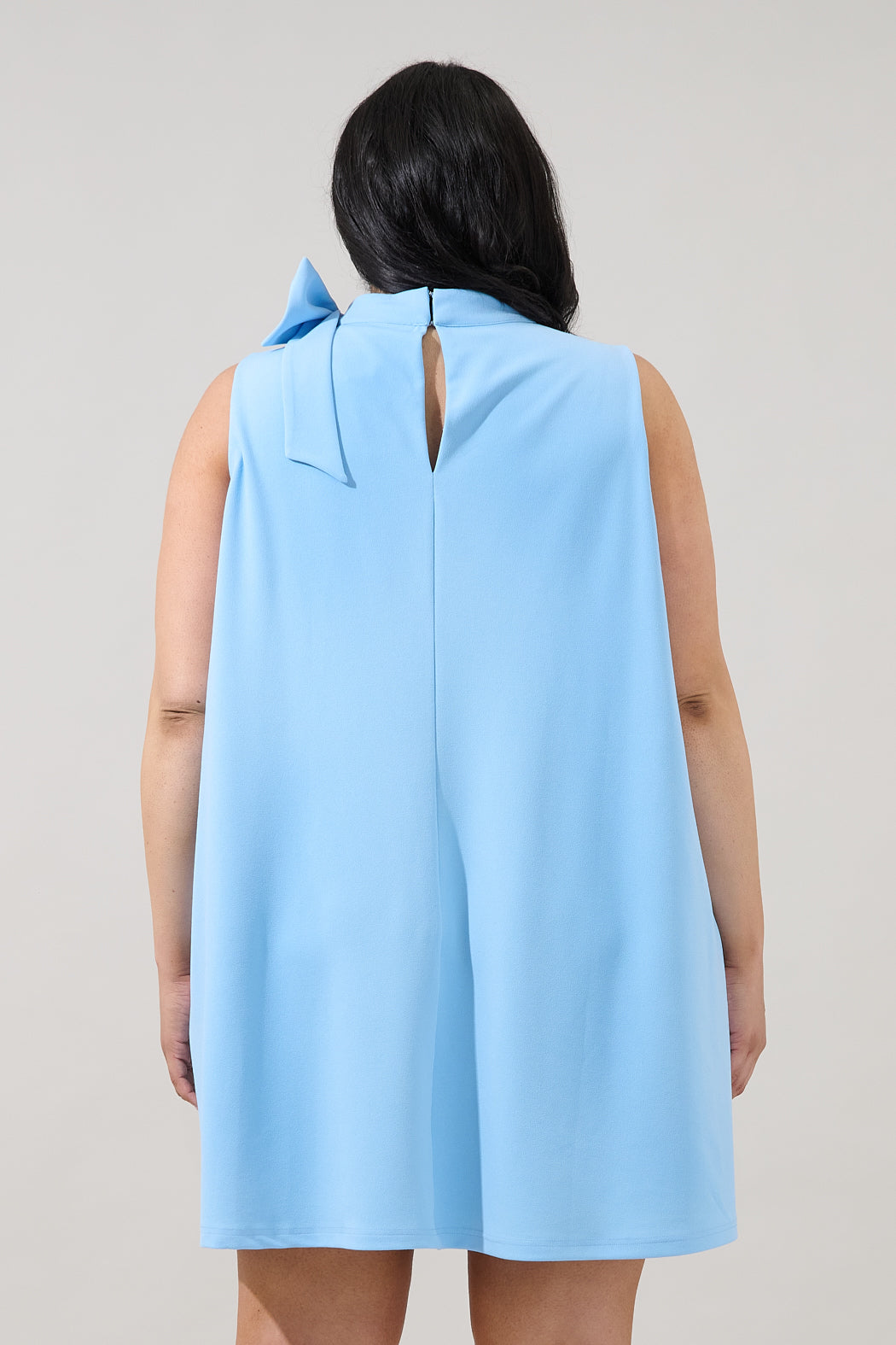 Pamelda Bow Shift Mini Dress Curve