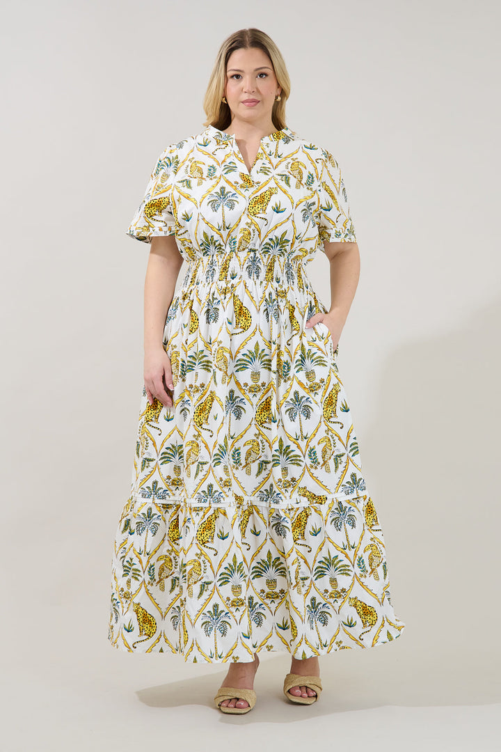 Belraj Poplin Maxi Dress Tigress Curve