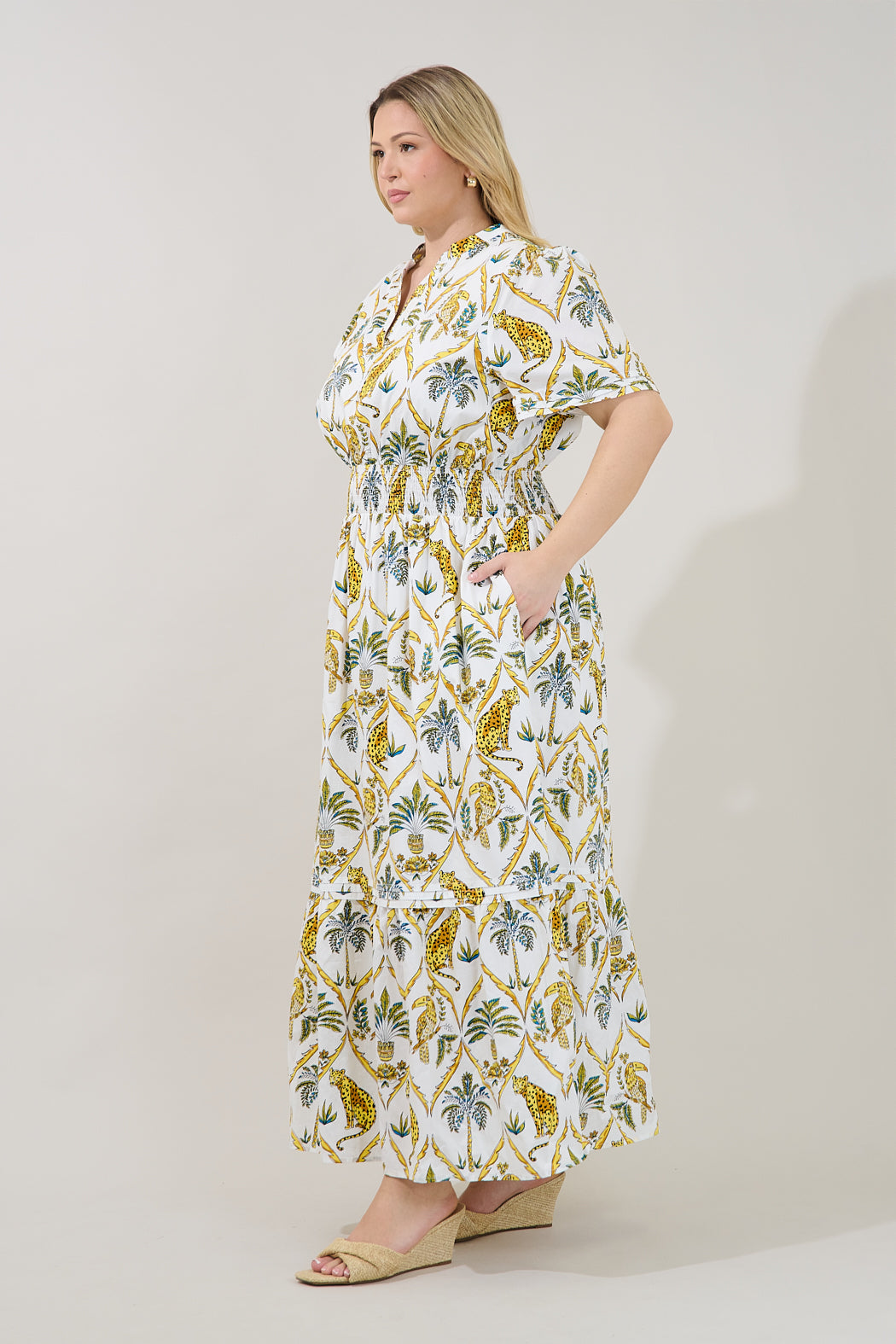 Belraj Poplin Maxi Dress Tigress Curve