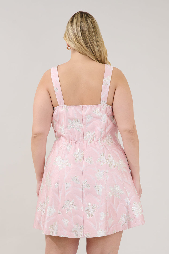 Blakely Jacquard Elvisa Mini Dress Curve