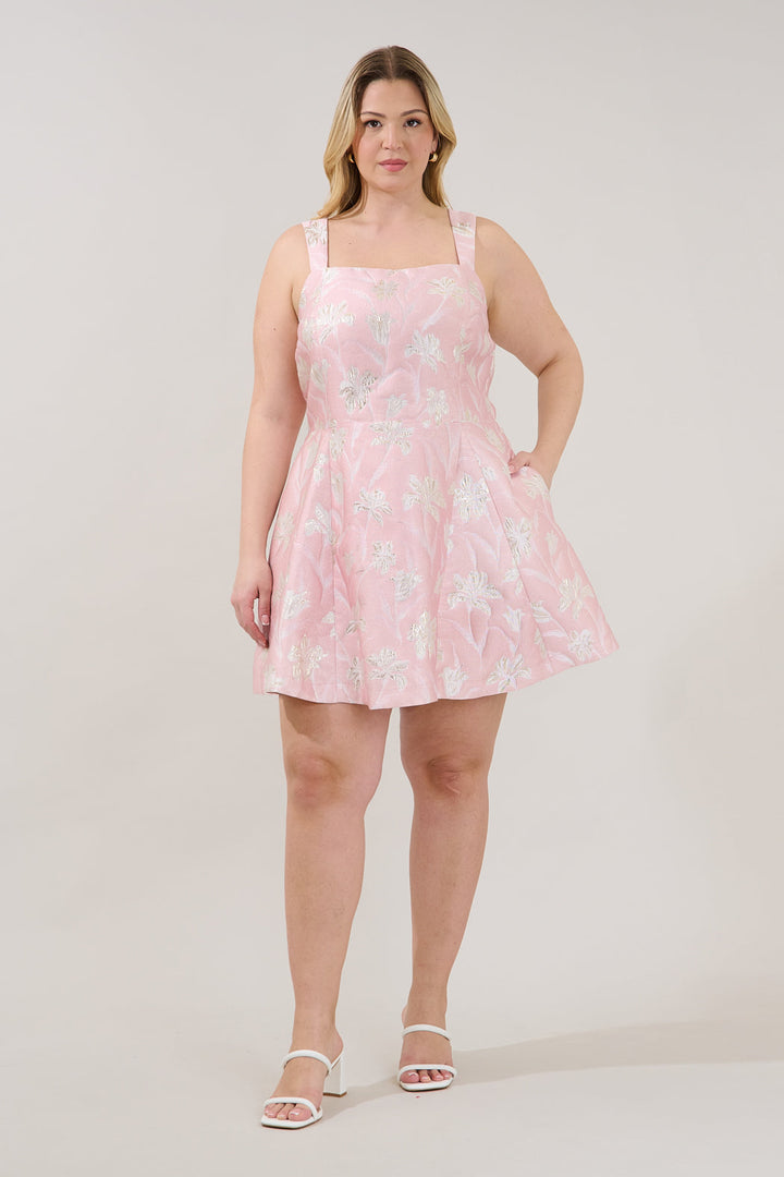 Blakely Jacquard Elvisa Mini Dress Curve