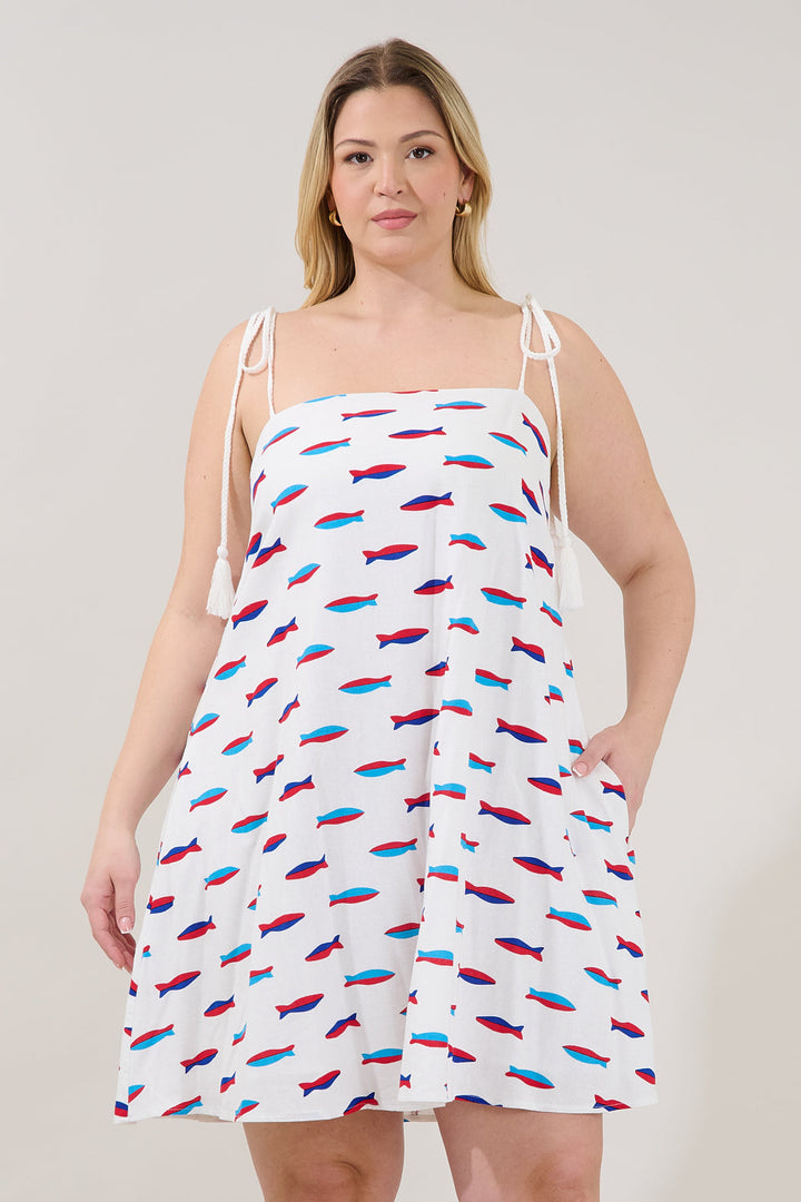 Narissa Shift Dress Fresh Catch Curve