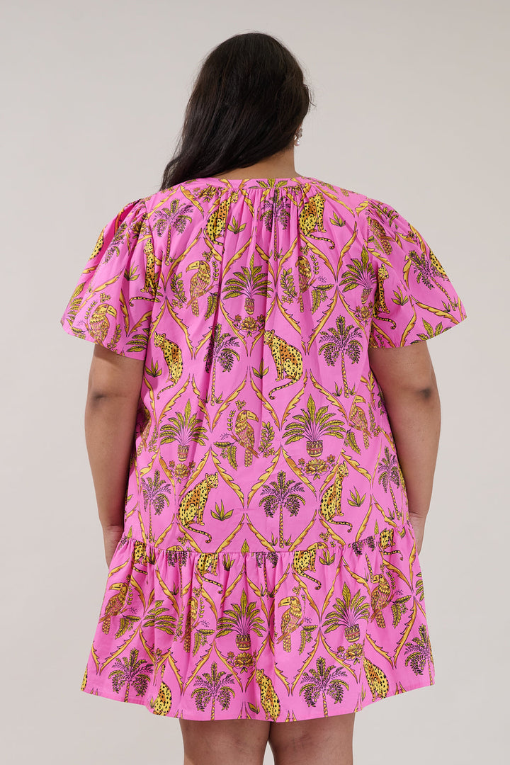 Azari Shift Mini Dress Pantheress Curve