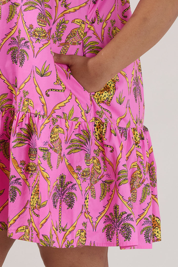 Azari Shift Mini Dress Pantheress Curve