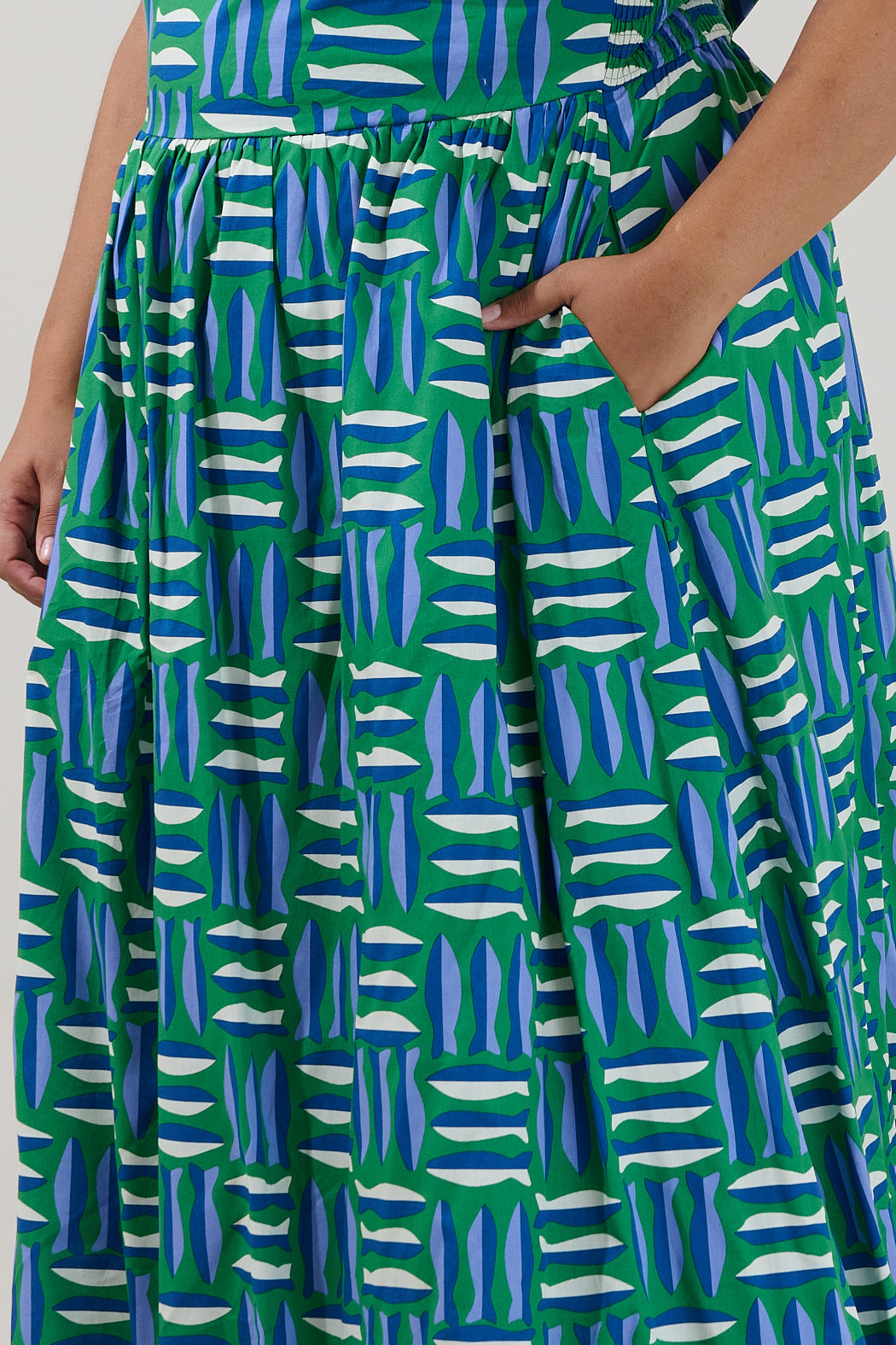 Daine Halter Neck Maxi Dress Marlin Curve