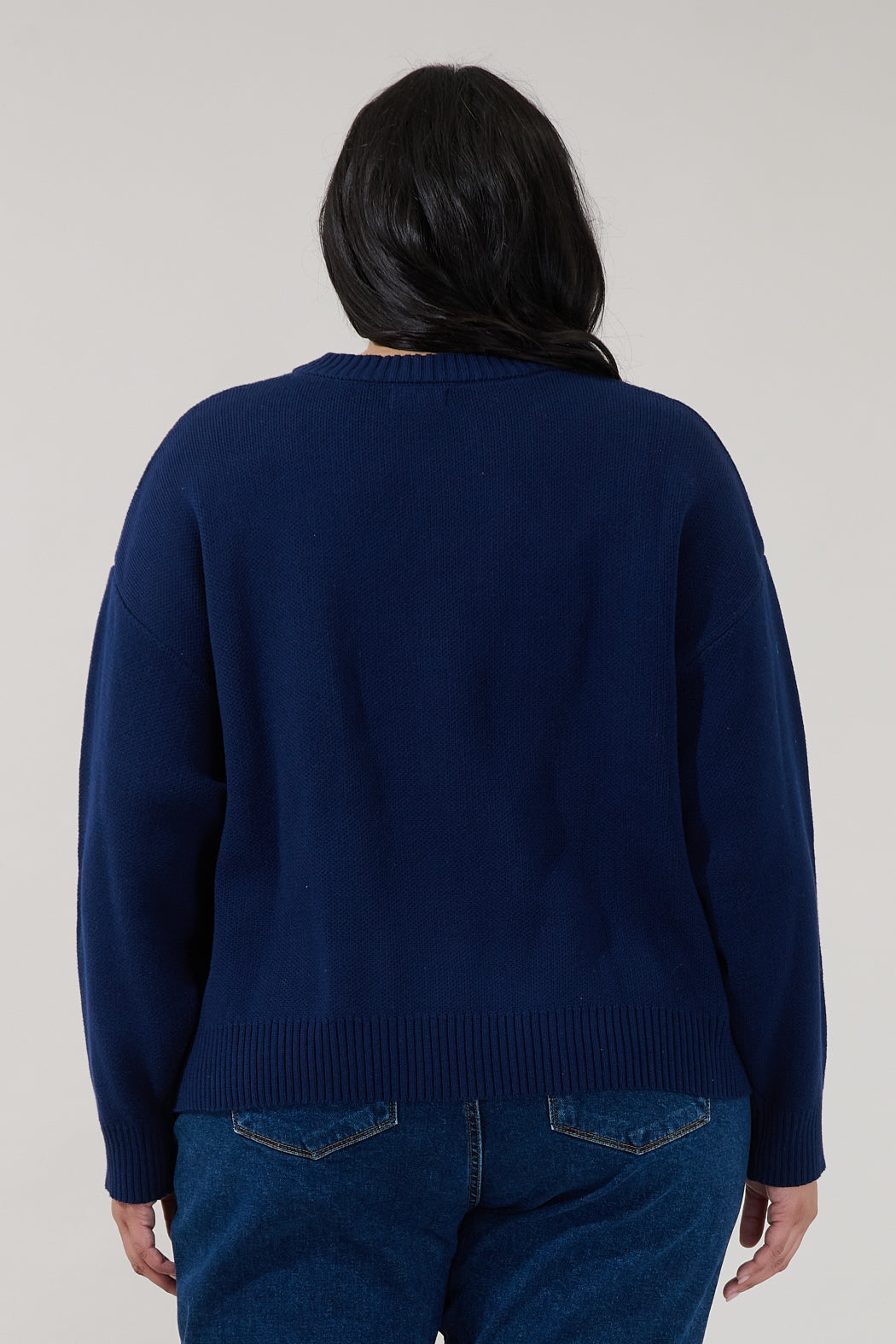 Merci Long Sleeve Sweater Curve